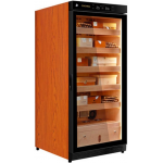 Vincellar C230A-CABR Rosewood Brown Box / Canadian Cedar Wood Shelf Thermostatic Cigar Cabinet (5-tier, 600-1000pcs)